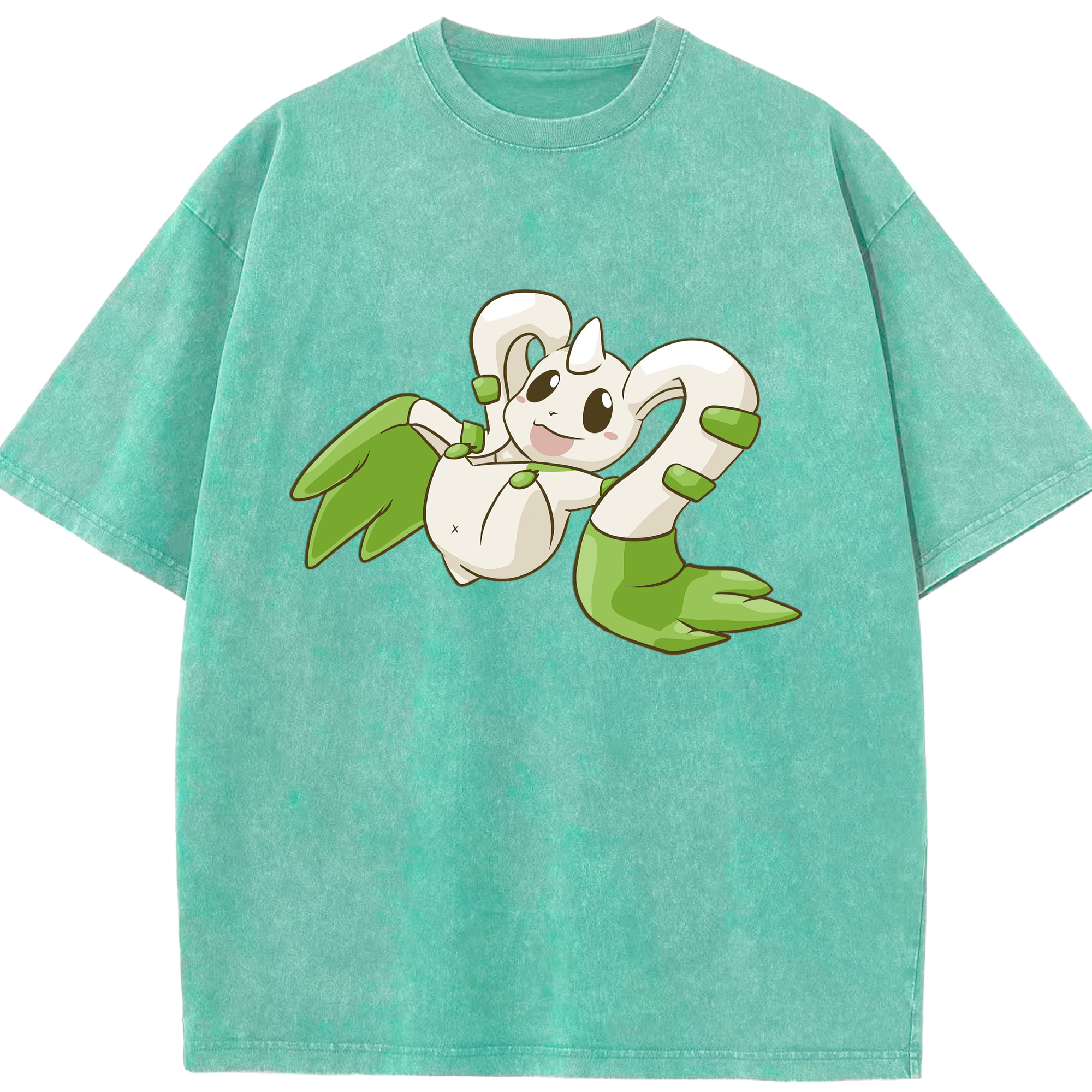 （画像用） Digimon デジタルモンスター/デジモン 綿100% ヴィンテージ風 半袖Tシャツ（フロントプリント）